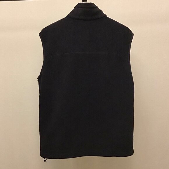 Timberland Large Polartec Men’s Fleece Vest Full Zip Pockets Black - Picture 4 of 10